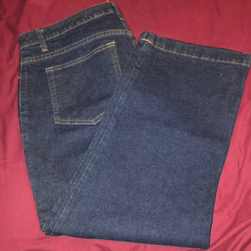 Classic High-Rise Dark Blue Women's Jeans